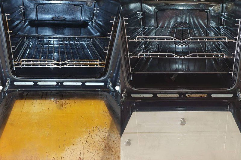 Oven and hood deep clean