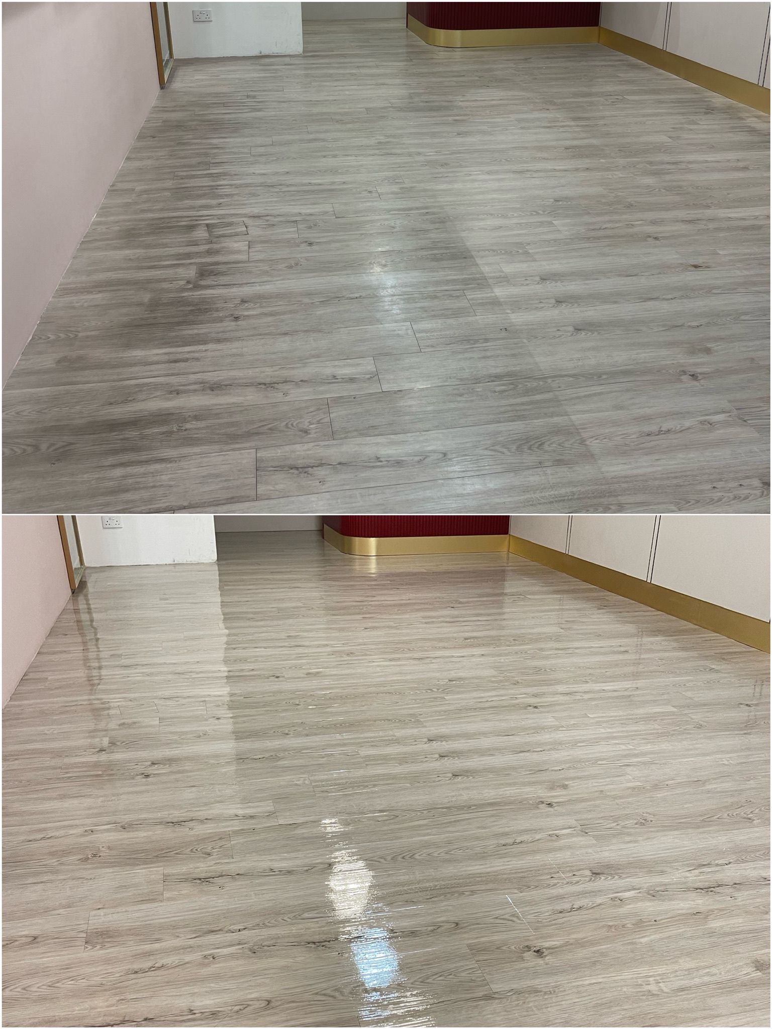 Floor scrubbing